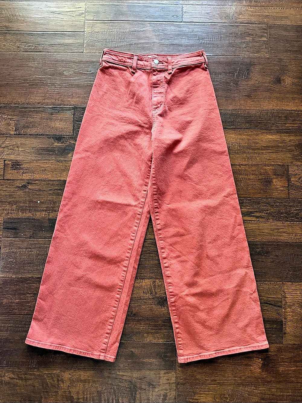 Universal Thread Wide Leg Jeans in Burnt Orange Size 4